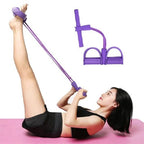 Pedal Resistance Bands with Foot Pedals and Handles for Full Body Training All Vera Mart