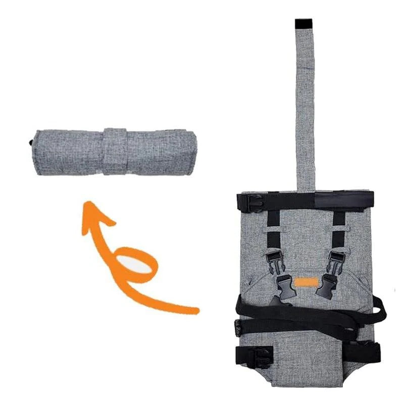 Portable High Chair with Adjustable Harness and Security Loops for Toddlers All Vera Mart