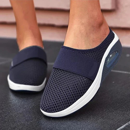 Wedge Sandals with Arch Support and Mesh Upper for Extended Walking All Vera Mart