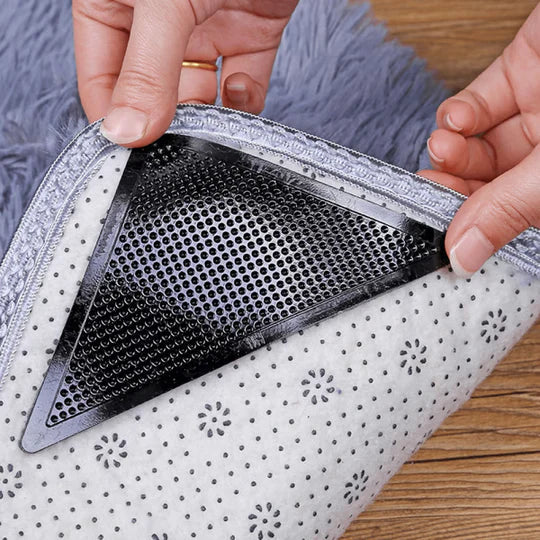 Adhesive Rug Gripper Pads with Multi-Surface Compatibility and Reusable Design All Vera Mart