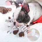Chew Resistant Plush Dog Toy with Built-in Squeaker and Velvet Shell All Vera Mart