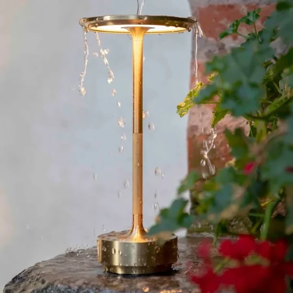 Rechargeable Table Lamp with Four Dimming Levels and Three Color Temperatures All Vera Mart