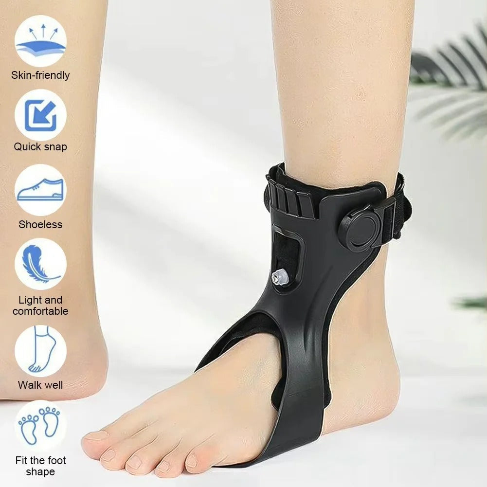 Foot Drop Brace with Adjustable Strap System and Non-Slip Base All Vera Mart