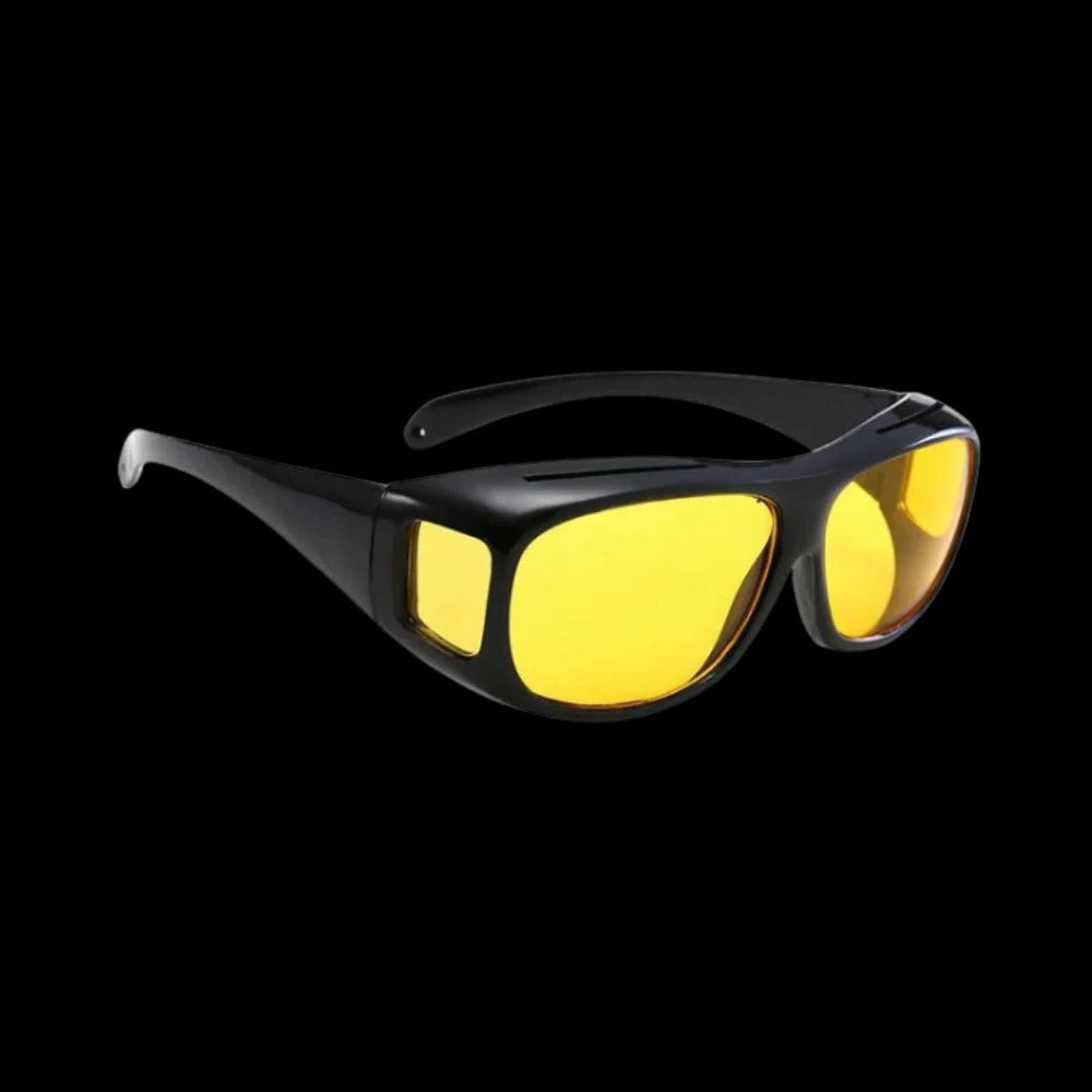 Polarized Night Driving Glasses with Extended Side Panels and Fit Over Design All Vera Mart