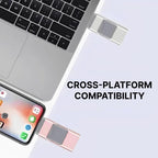 4-in-1 USB Drive with 32GB Storage and Multiple Connectors for Phones, Tablets, Computers All Vera Mart