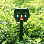 Solar Motion Activated Snake Repeller with Ultrasonic Sound and Flashing Light All Vera Mart