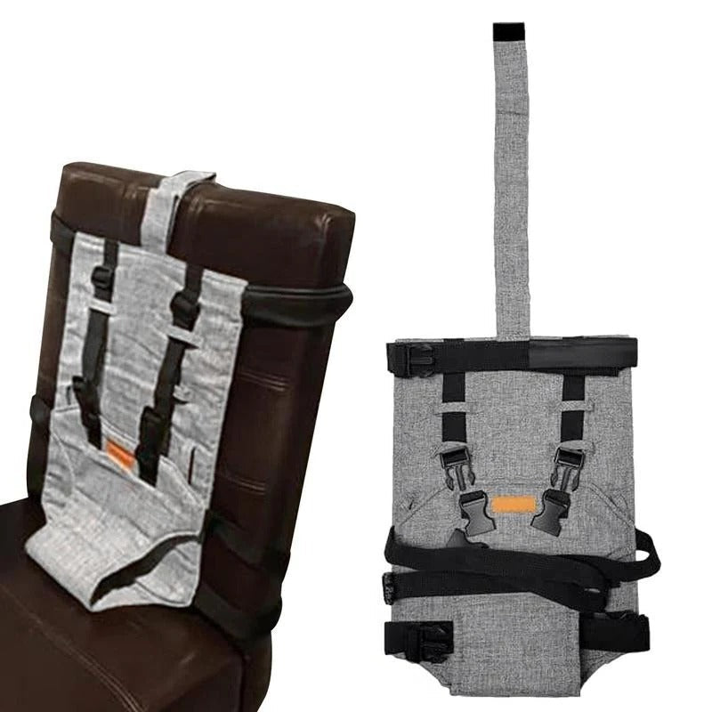 Portable High Chair with Adjustable Harness and Security Loops for Toddlers All Vera Mart
