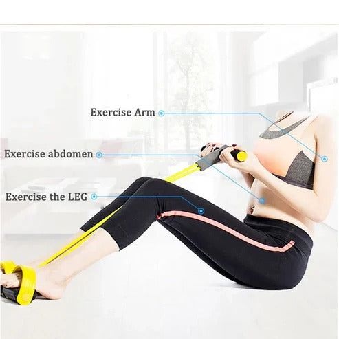 Pedal Resistance Bands with Foot Pedals and Handles for Full Body Training All Vera Mart
