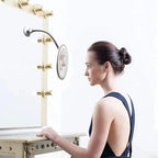Magnifying Mirror with LED Light Ring and Flexible Suction Mount, 10x Magnification All Vera Mart