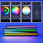 Sound Reactive RGB LED Light Bar with App Control and Music Sync All Vera Mart