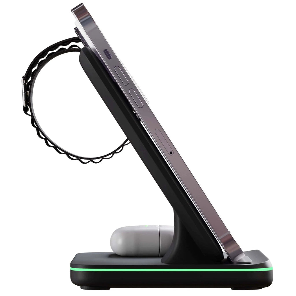 Wireless Charging Dock for Phone, Earbuds and Smartwatch with Fast Charge All Vera Mart