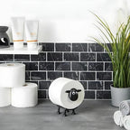 Toilet Paper Roll Holder with Rounded Stacking Design, 3 Pack All Vera Mart