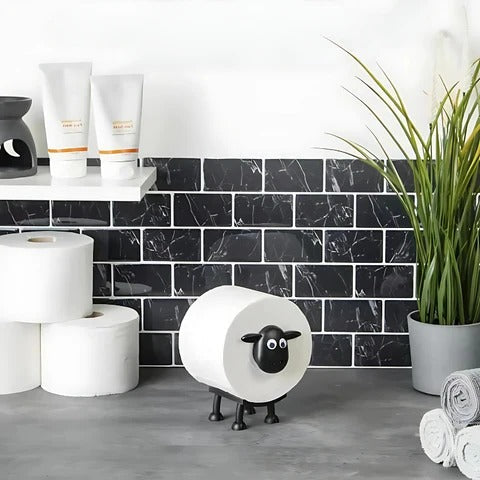 Toilet Paper Roll Holder with Rounded Stacking Design, 3 Pack All Vera Mart
