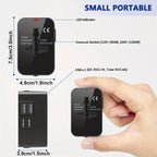 Universal Travel Adapter with Dual USB Ports and Dual Voltage Support All Vera Mart