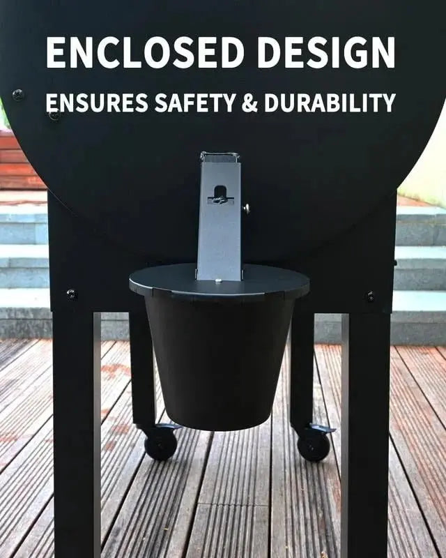 Grill Grease Collector with Fitted Lid and Reusable Liner for 1.6 Inch Square Spouts All Vera Mart