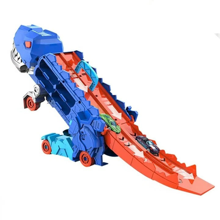 Toy Truck with Lifting Tailgate and Rotating Wheels, Mini Dinosaur Figures All Vera Mart