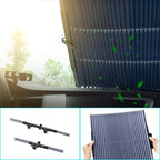 Retractable Car Sunshade with Aluminum Membrane and Dual Panel Coverage, 59-79in All Vera Mart