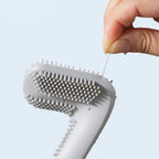 Wall Mount Toilet Brush with Deep Cleaning Bristles and Adhesive Holder All Vera Mart