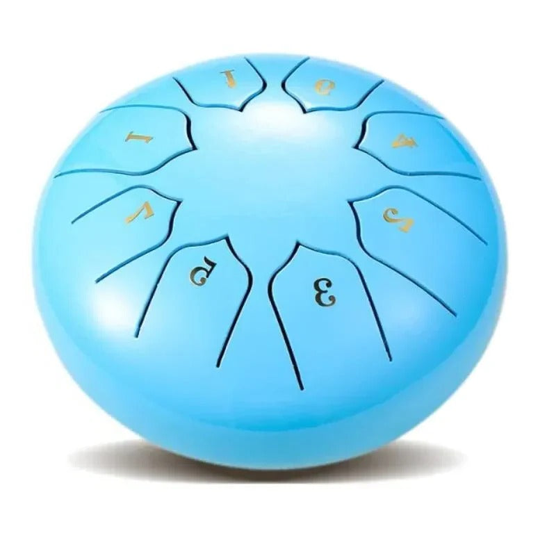 8-Tone Tongue Drum with Mallets and Pre-Tuned Melodic Scale for Beginners All Vera Mart