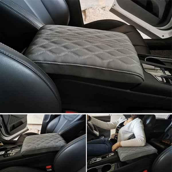Memory Foam Car Armrest Cushion with Water Resistant Microfiber Cover, Universal Fit All Vera Mart