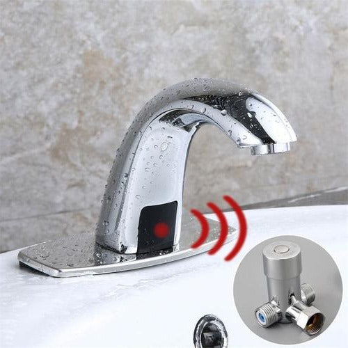 Motion Sensor Basin Faucet with Temperature Control and Automatic Shutoff All Vera Mart