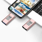 4-in-1 USB Drive with 32GB Storage and Multiple Connectors for Phones, Tablets, Computers All Vera Mart