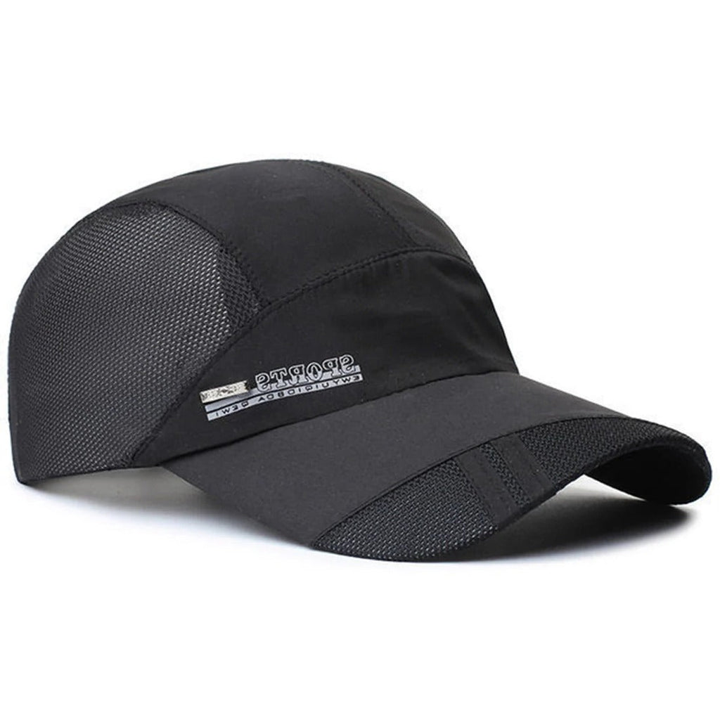 Moisture-Wicking Sports Cap with Breathable Mesh and Adjustable Strap All Vera Mart