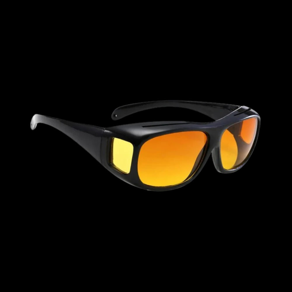 Polarized Night Driving Glasses with Extended Side Panels and Fit Over Design All Vera Mart