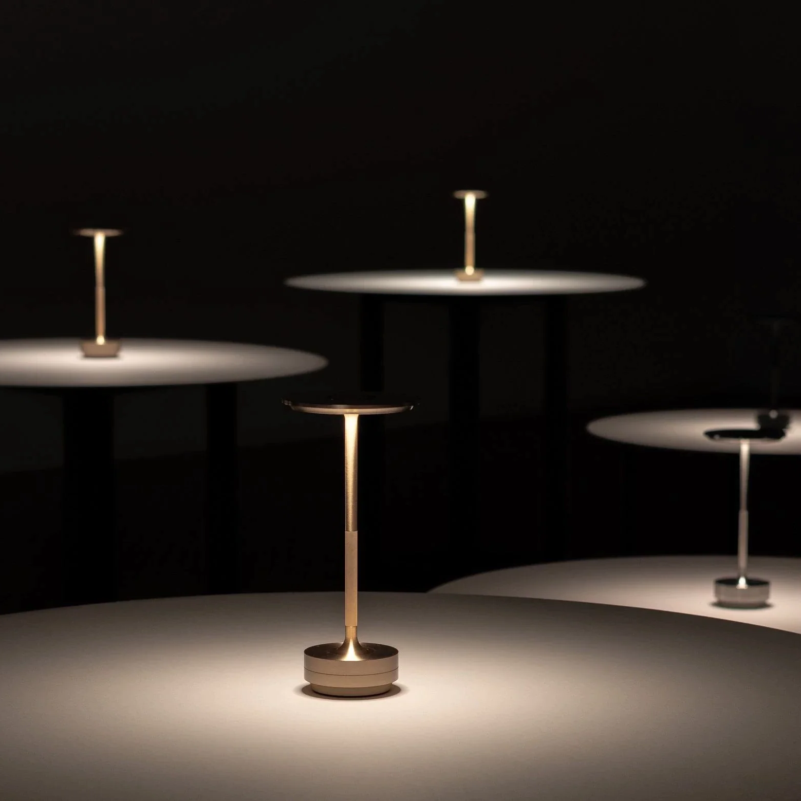 Rechargeable Table Lamp with Four Dimming Levels and Three Color Temperatures All Vera Mart