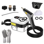 Pressurized Steam Cleaner with 6 Speed Settings and 5 Interchangeable Brush Heads All Vera Mart