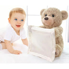 Interactive Plush Toy with Peekaboo Motion and Soothing Music, Removable Cover All Vera Mart
