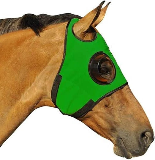 Horse Vision Blinder Hood with Cup-Shaped Side Blockers and Adjustable Hook Loop Closures All Vera Mart