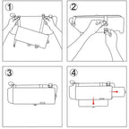 Polarized Car Visor with Universal Clip and Adjustable Positioning, 95% Glare Reduction All Vera Mart