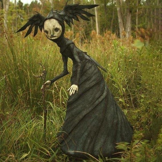 Witch Character Sculpture for Indoor Tabletop Display and Seasonal Décor All Vera Mart