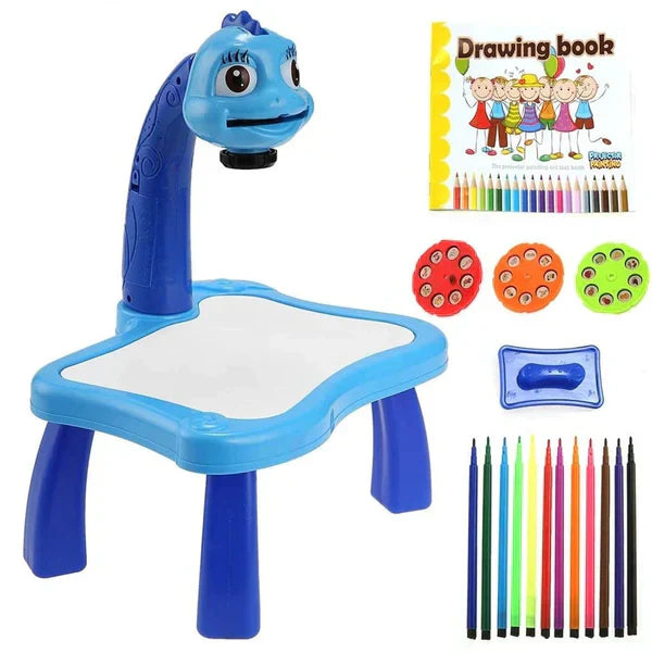 Drawing Projector with LED Light and Reusable Board, Multiple Pattern Slides All Vera Mart