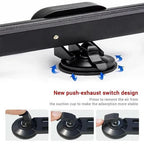 Retractable Car Sunshade with Aluminum Membrane and Dual Panel Coverage, 59-79in All Vera Mart