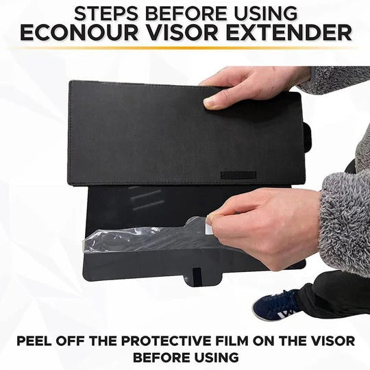 Polarized Car Visor with Universal Clip and Adjustable Positioning, 95% Glare Reduction All Vera Mart