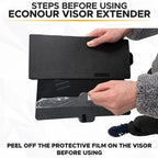 Polarized Car Visor with Universal Clip and Adjustable Positioning, 95% Glare Reduction All Vera Mart