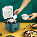 Compact Rice Cooker with Steamer Tray and Keep Warm Function, 1.2 Quart All Vera Mart