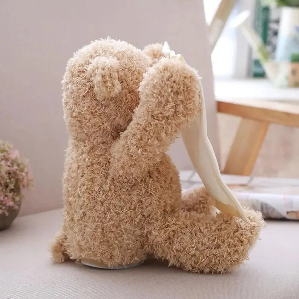 Interactive Plush Toy with Peekaboo Motion and Soothing Music, Removable Cover All Vera Mart