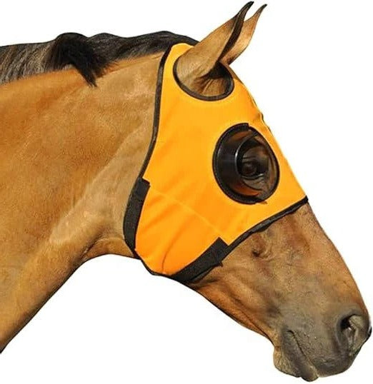 Horse Vision Blinder Hood with Cup-Shaped Side Blockers and Adjustable Hook Loop Closures All Vera Mart