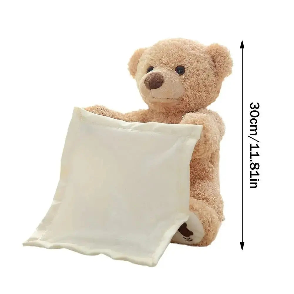 Interactive Plush Toy with Peekaboo Motion and Soothing Music, Removable Cover All Vera Mart