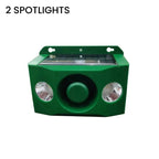Solar Animal Deterrent Light with Dual Spotlight and Alarm Sound All Vera Mart