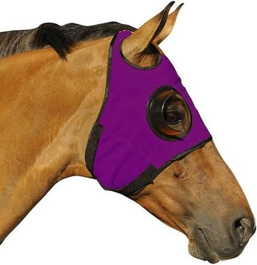 Horse Vision Blinder Hood with Cup-Shaped Side Blockers and Adjustable Hook Loop Closures All Vera Mart