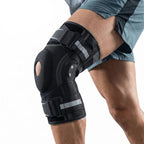 Hinged Knee Brace with Copper Stabilizers and Gel Patella Protection, Open Design All Vera Mart