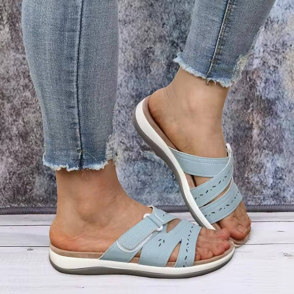 Women's Arch Support Sandals with Cushioned Footbed and Adjustable Straps All Vera Mart