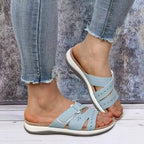 Women's Arch Support Sandals with Cushioned Footbed and Adjustable Straps All Vera Mart