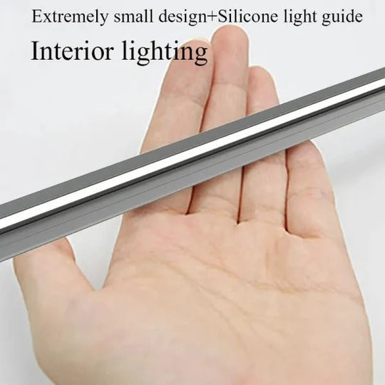 Angled LED Under Cabinet Bar with Sensor Switch and Trimmable Design All Vera Mart