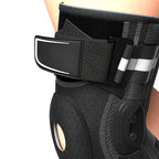 Hinged Knee Brace with Copper Stabilizers and Gel Patella Protection, Open Design All Vera Mart