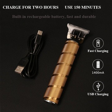 Hair Clipper Set with Outliner Trimmer and Foil Shaver, Cordless Rechargeable All Vera Mart